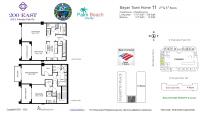 Unit TH-11 floor plan